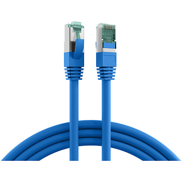 EFB-Elektronik Patchkabel Cat.6A S/FTP RJ45 EC6000A 0.5m bl